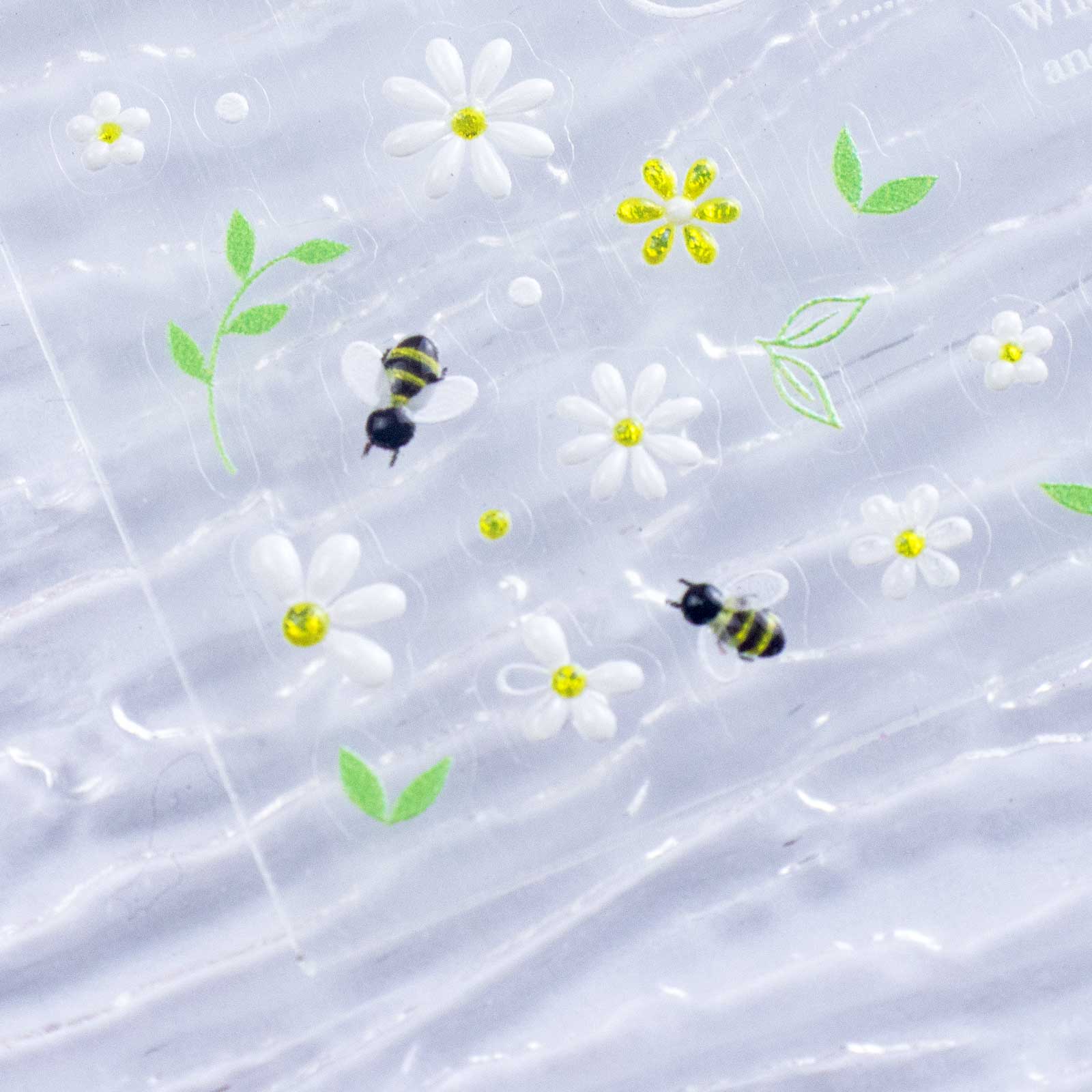 Jelly Nail Sticker - Bee Garden