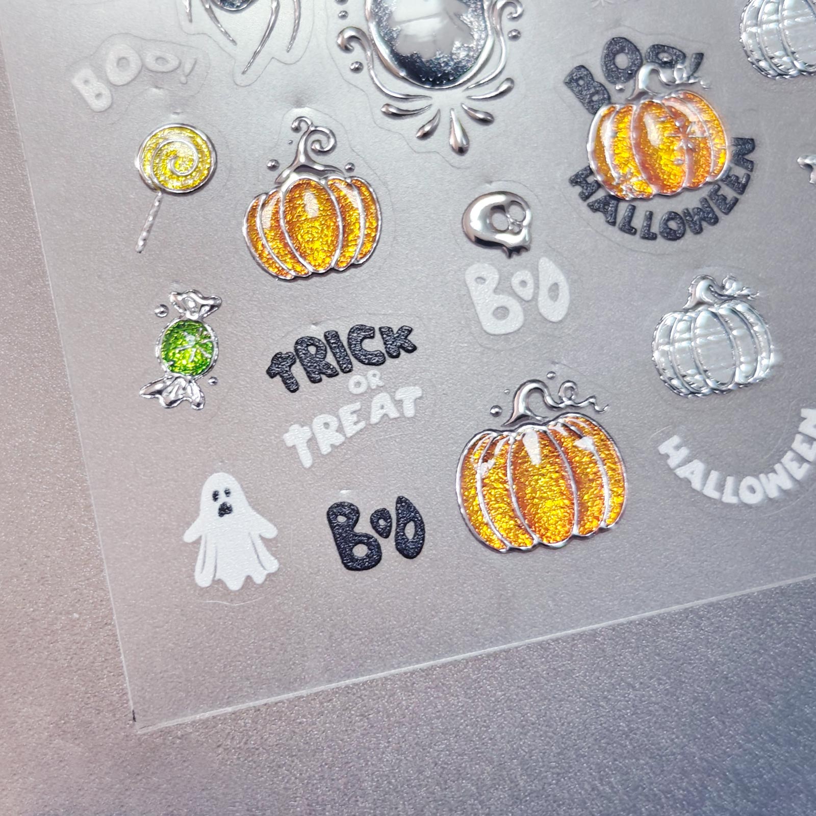 Jelly Nail Sticker - Trick or Treat