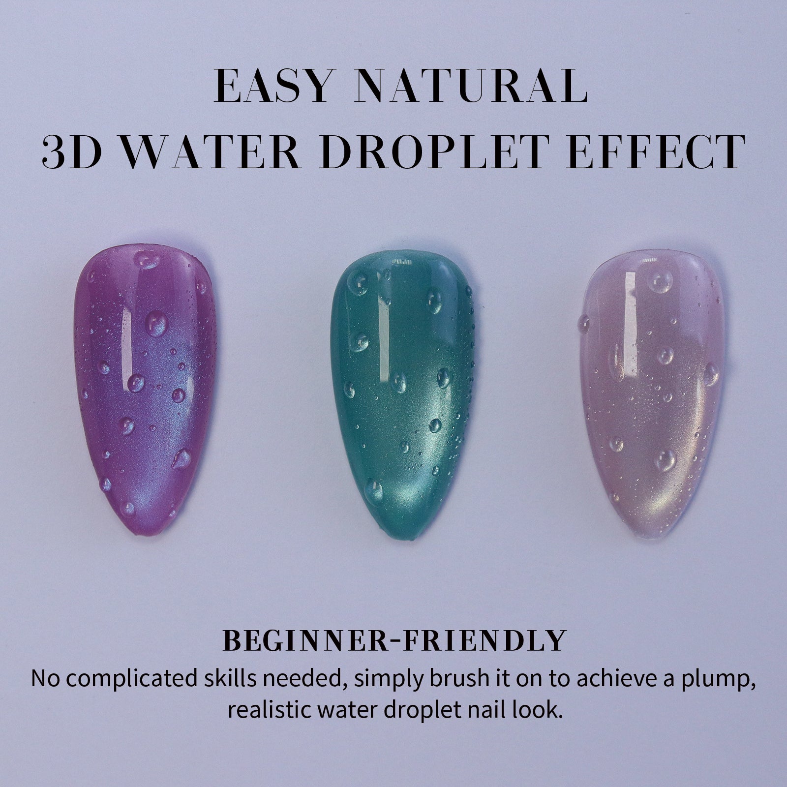 NEW! Hema-Free Raindrop Top Coat Set (💧 50% OFF! ⚡️Limited Time)