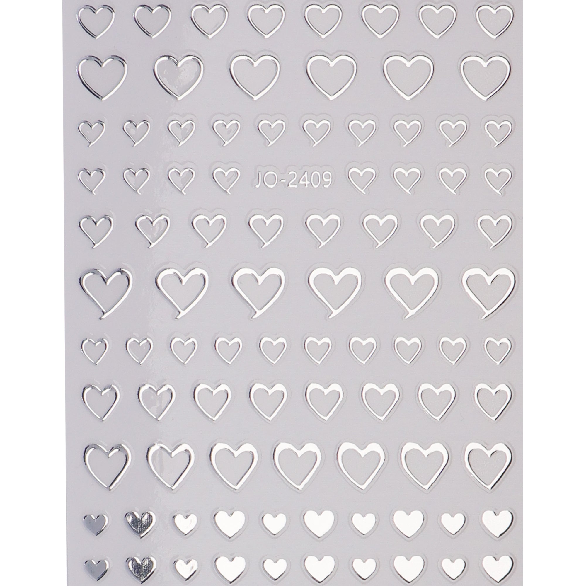Nail Stickers - Metallic Silver
