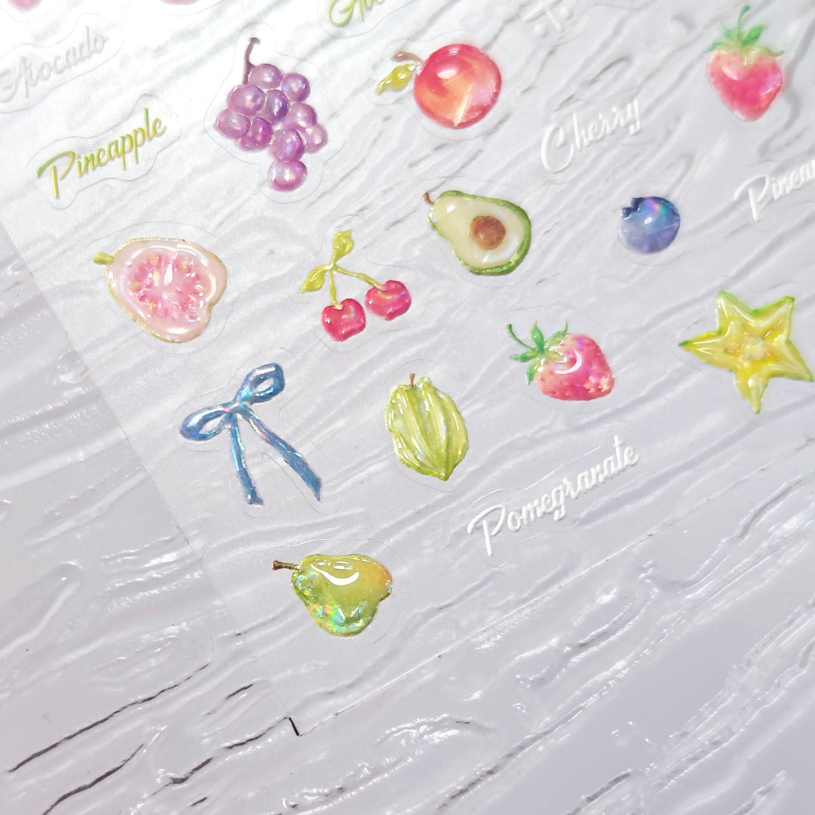 Jelly Nail Sticker - Summer Fruit