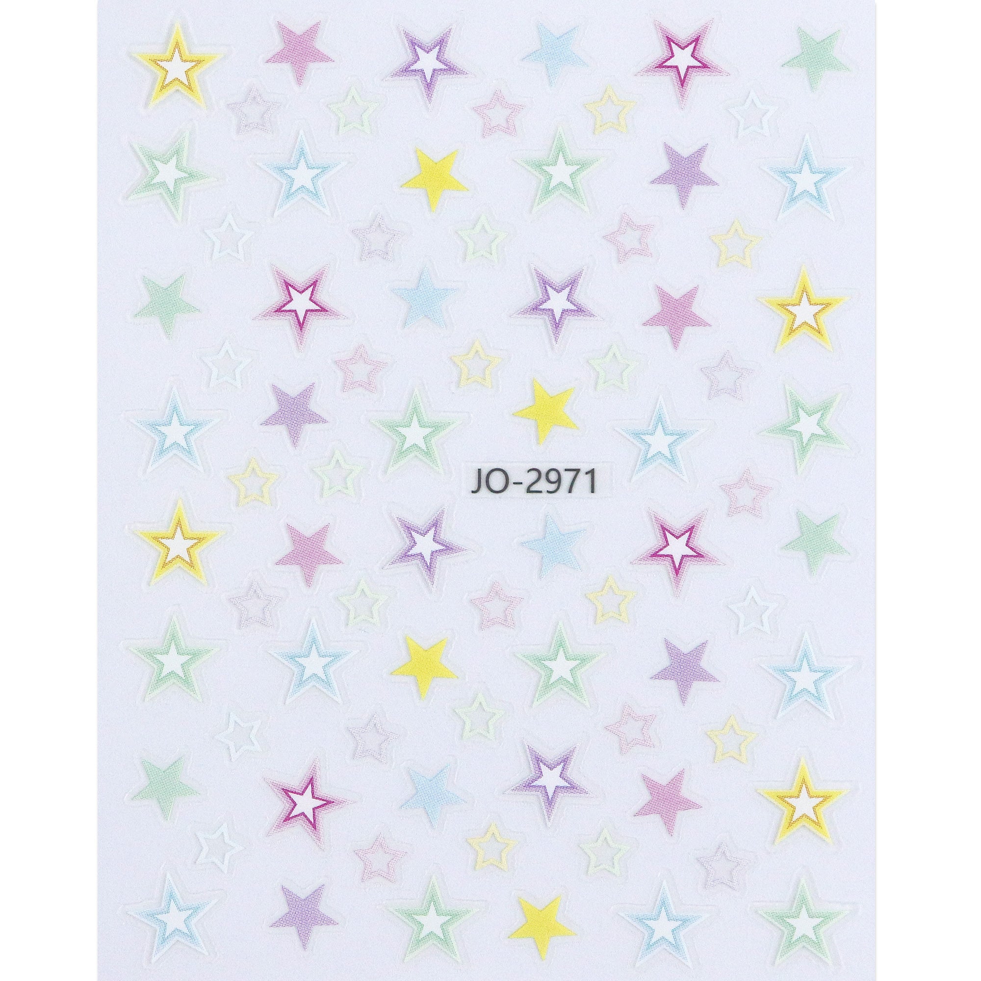 Nail Sticker - Pastel Stars