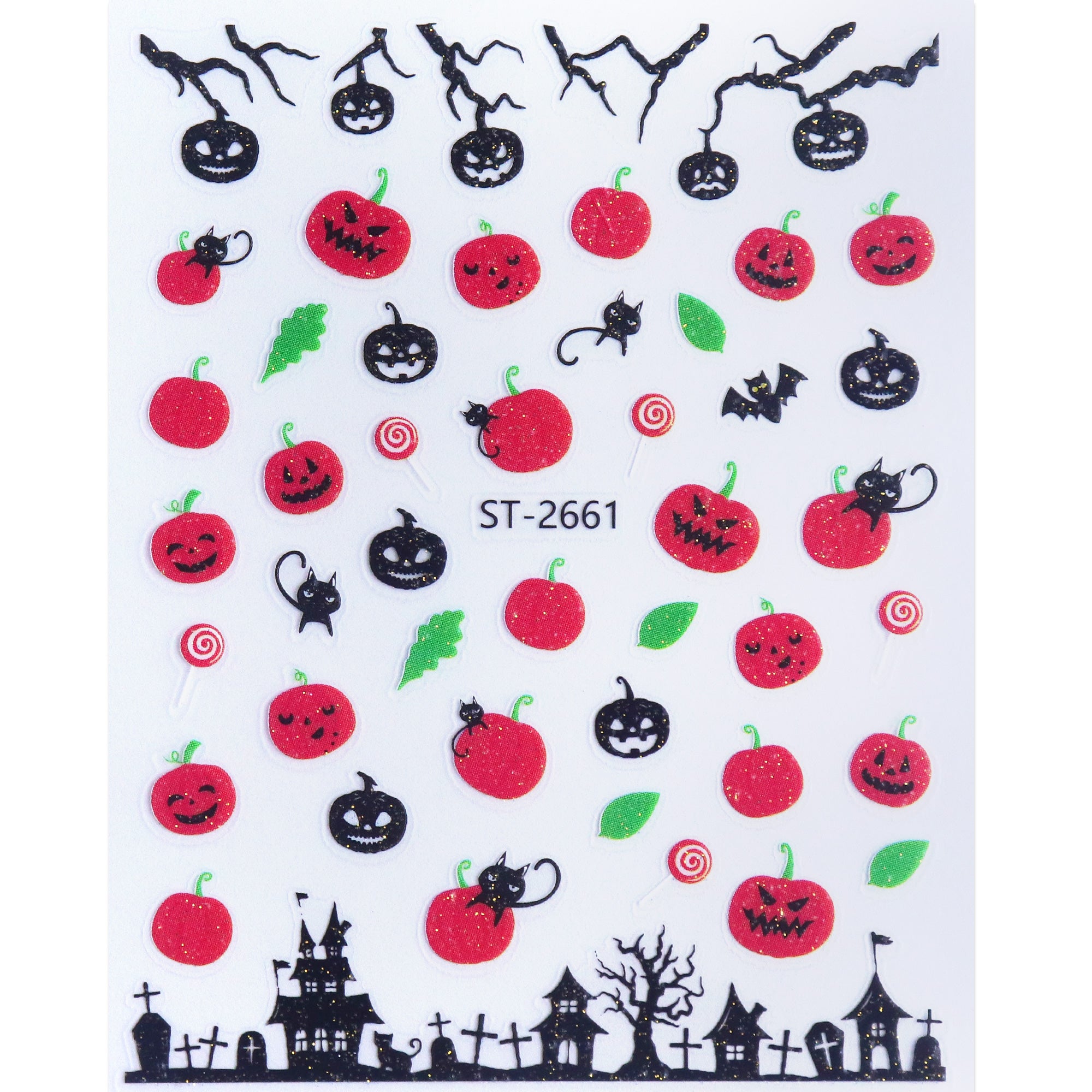 Nail Sticker - Happy Halloween