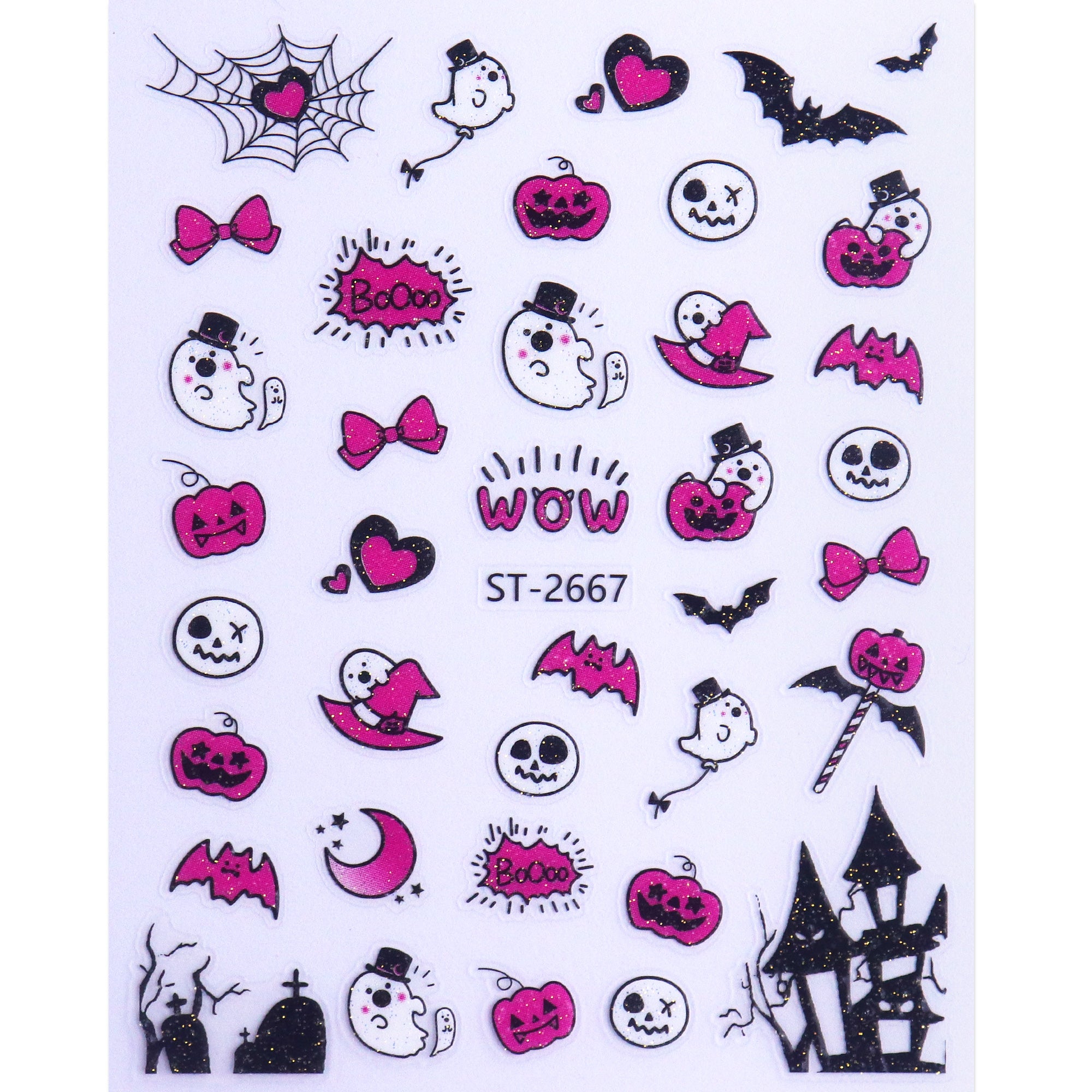 Nail Sticker - Cute Halloween