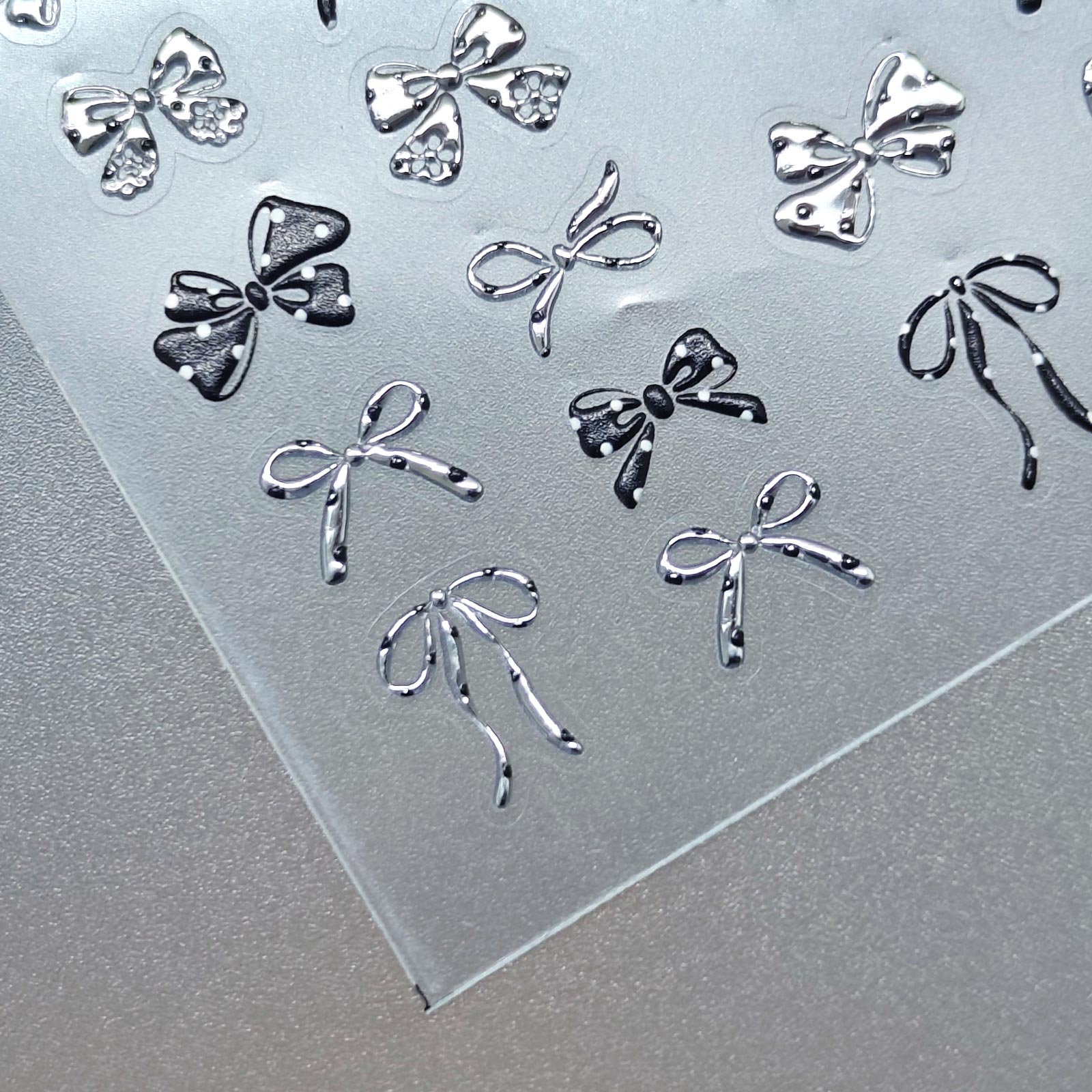 Chrome Nail Sticker - Coquette Aesthetic