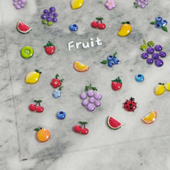 Jelly Nail Sticker - Tiny Fruit