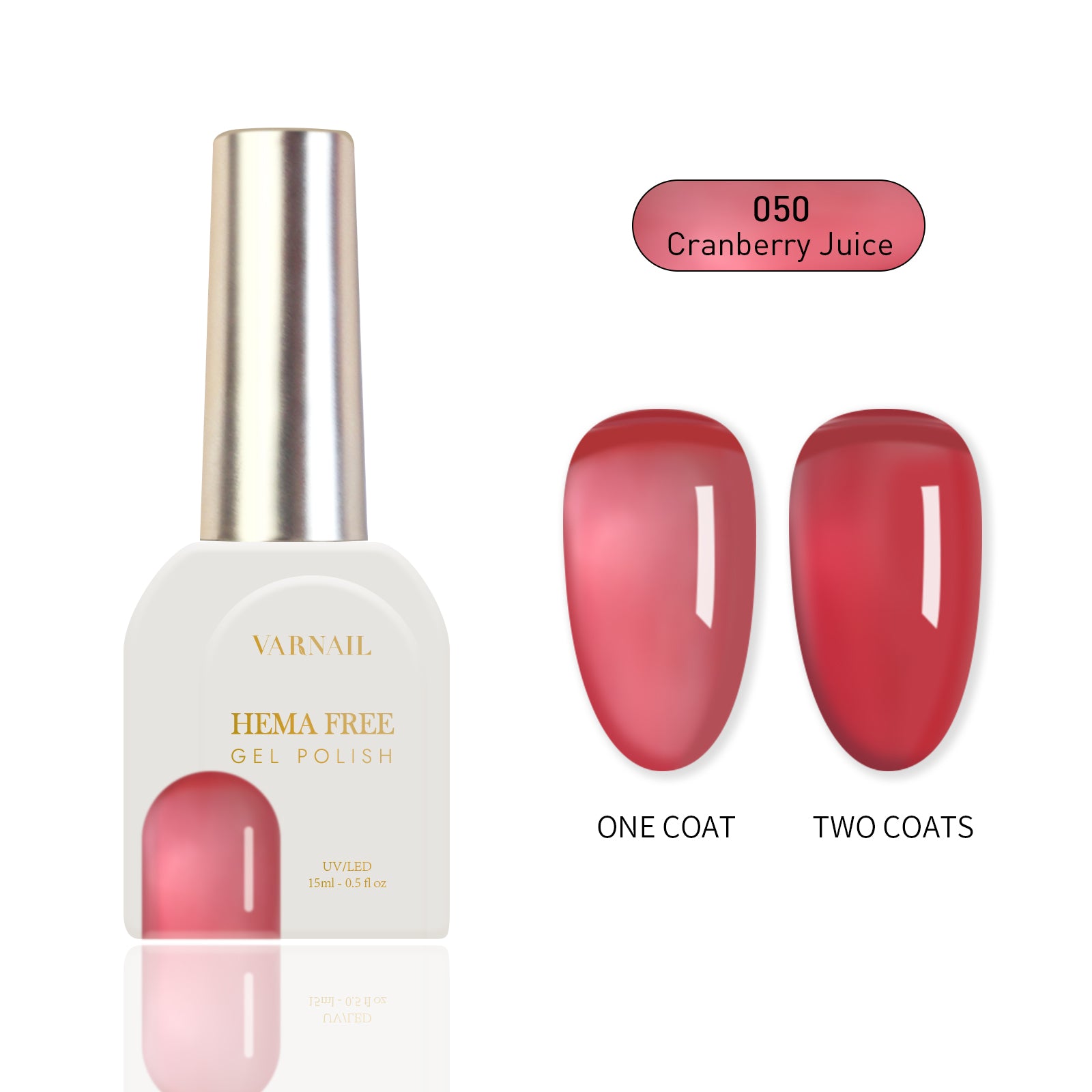 Hema-Free Jelly Gel Polish - 050 Cranberry Juice