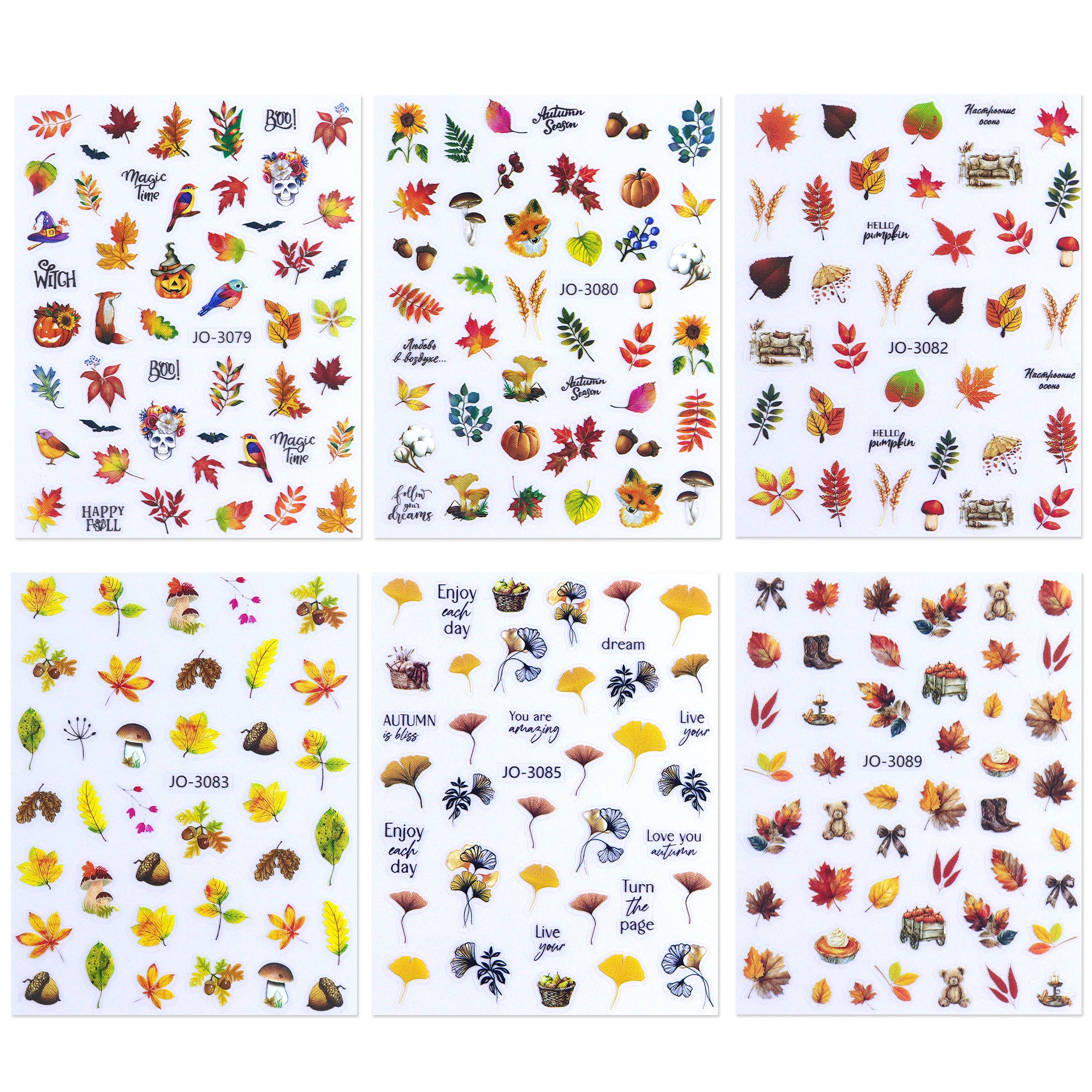 Nail Sticker - Happy Fall