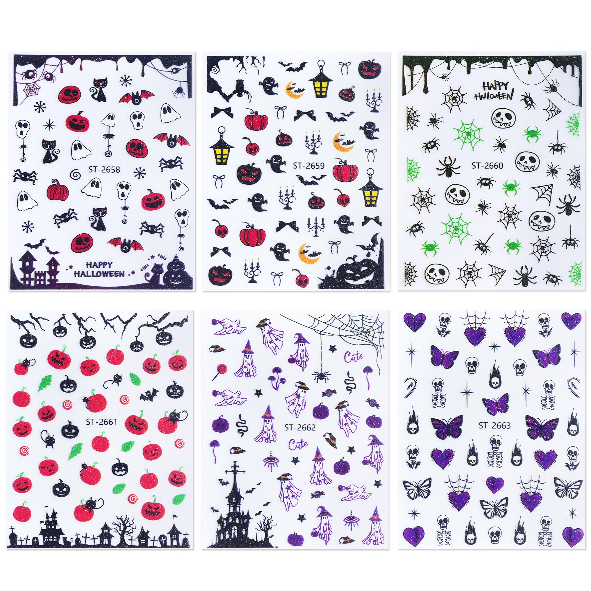 Nail Sticker - Happy Halloween