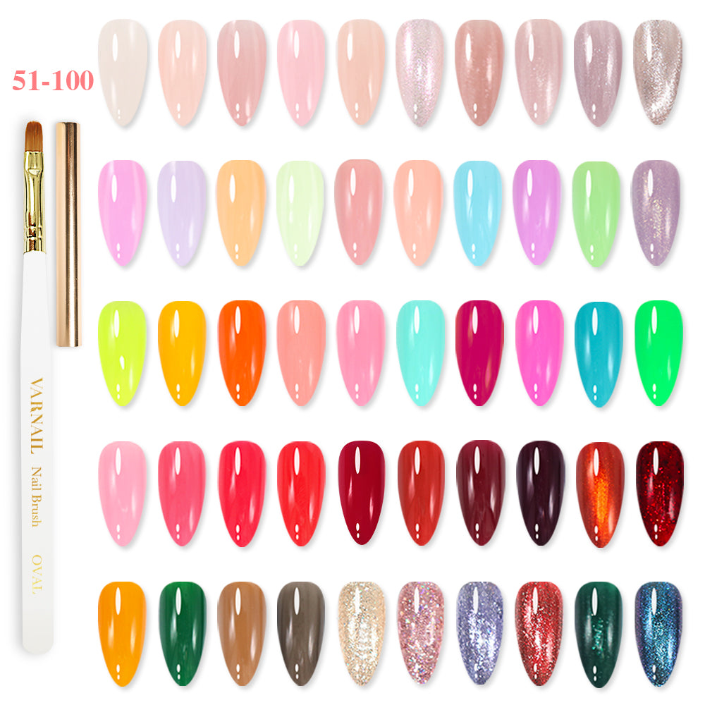 Solid Gel Polish 50 Colors - (51-100)