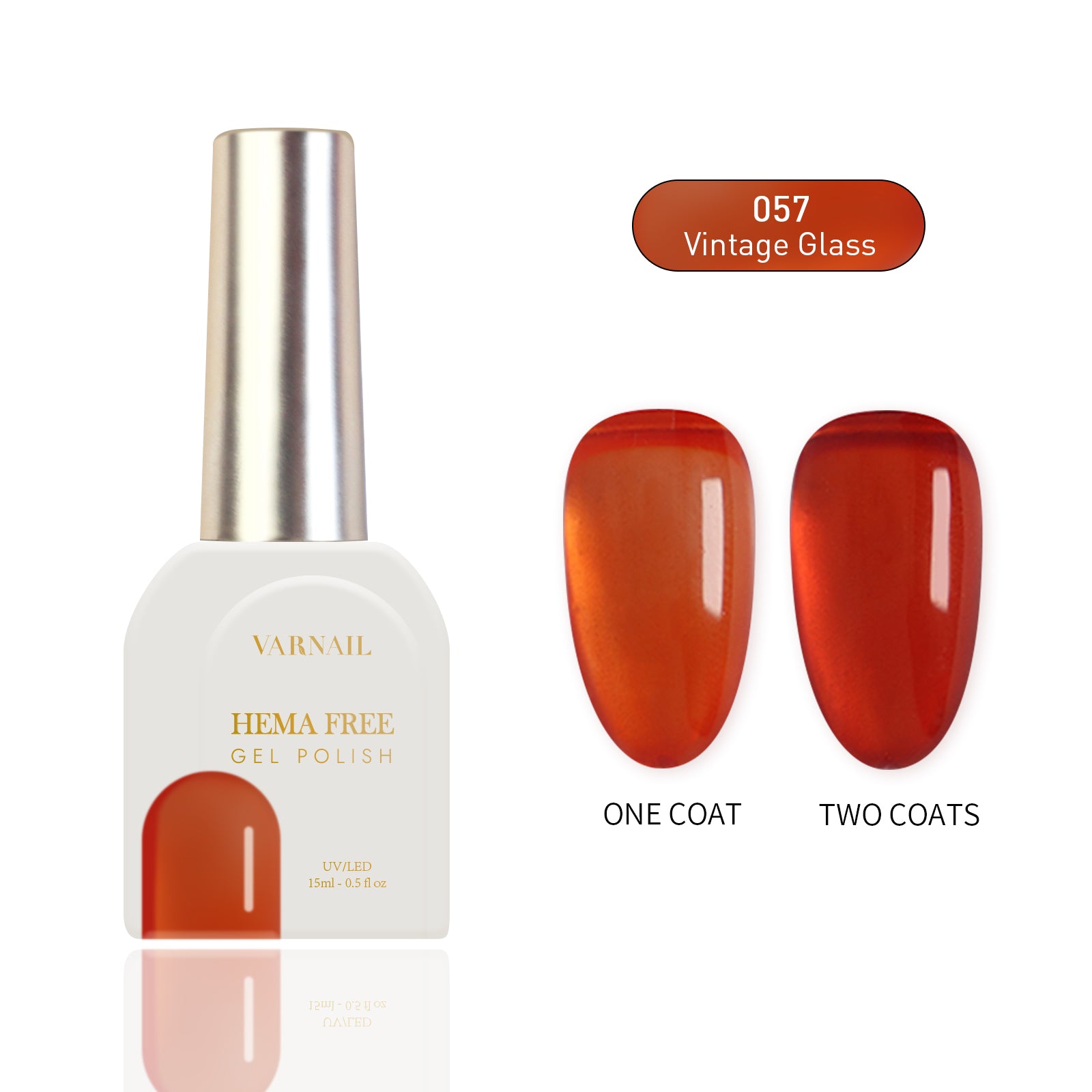 Hema-Free Glass Tint Gel Polish - 057 Vintage Glass