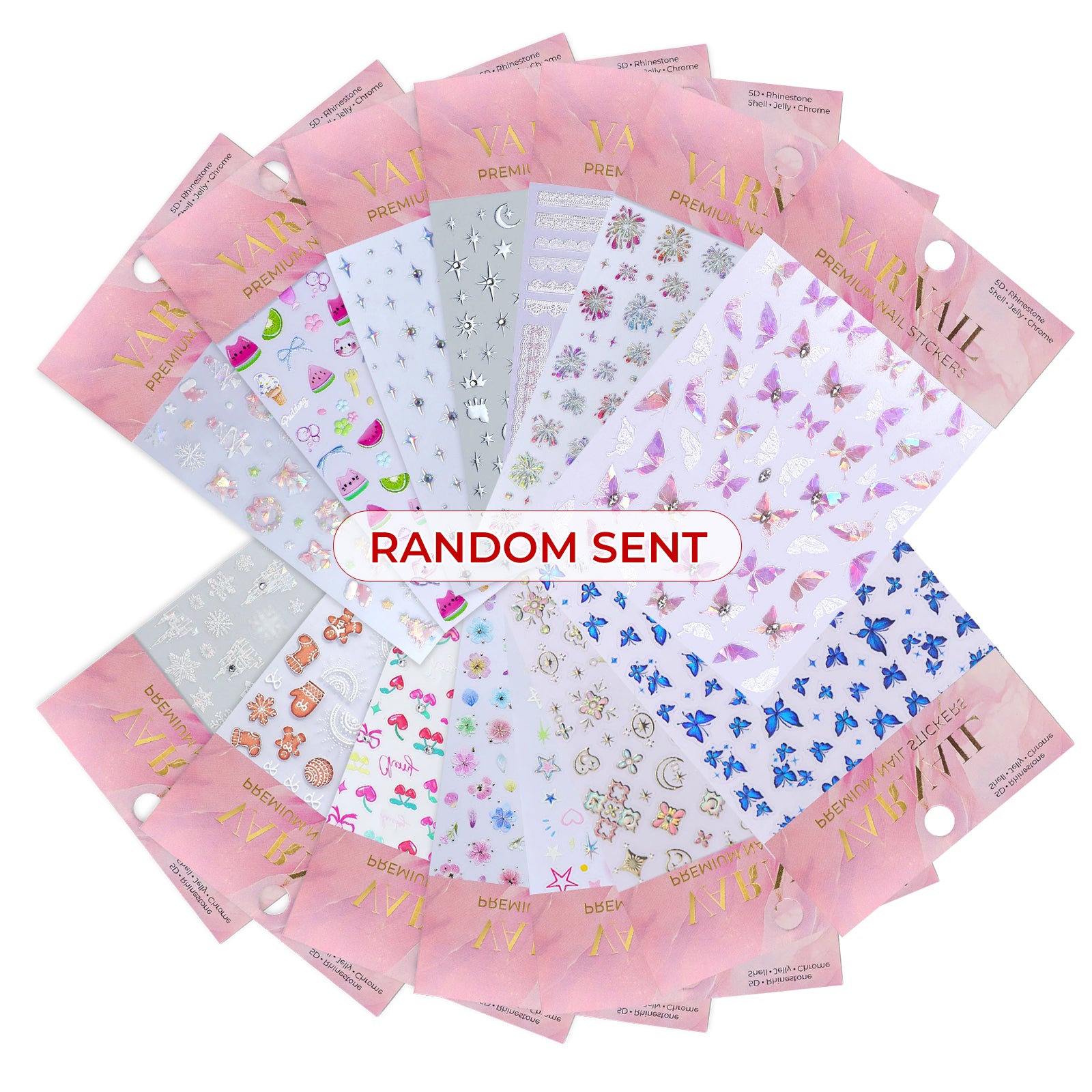 New Year Deal : 60% OFF - Premium Nail Sticker Sale