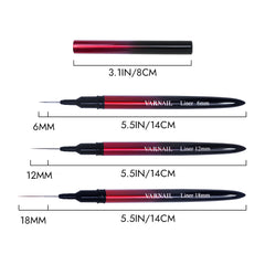 Liner Nail Brush Set (Vampire)