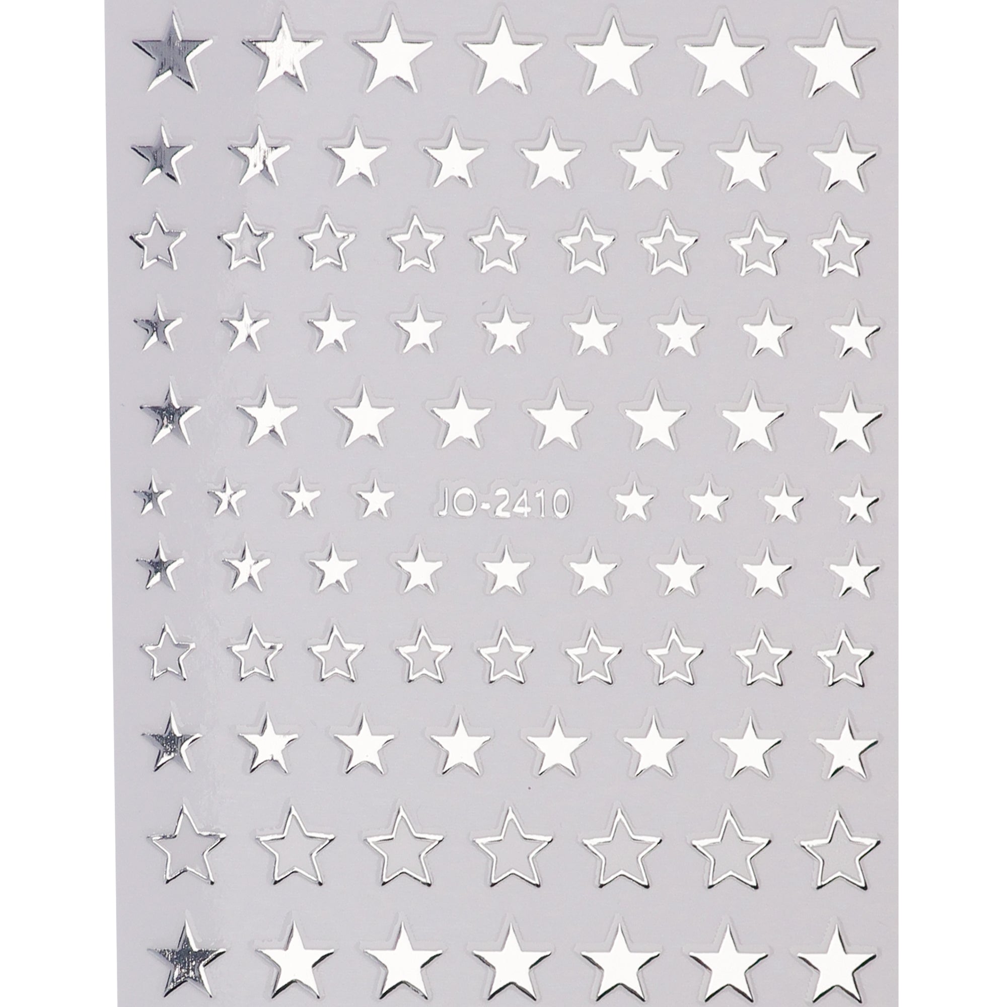 Nail Stickers - Metallic Silver