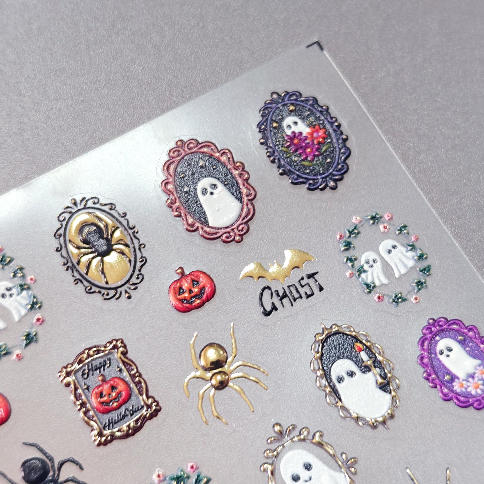 5D Nail Sticker - Halloween Frame
