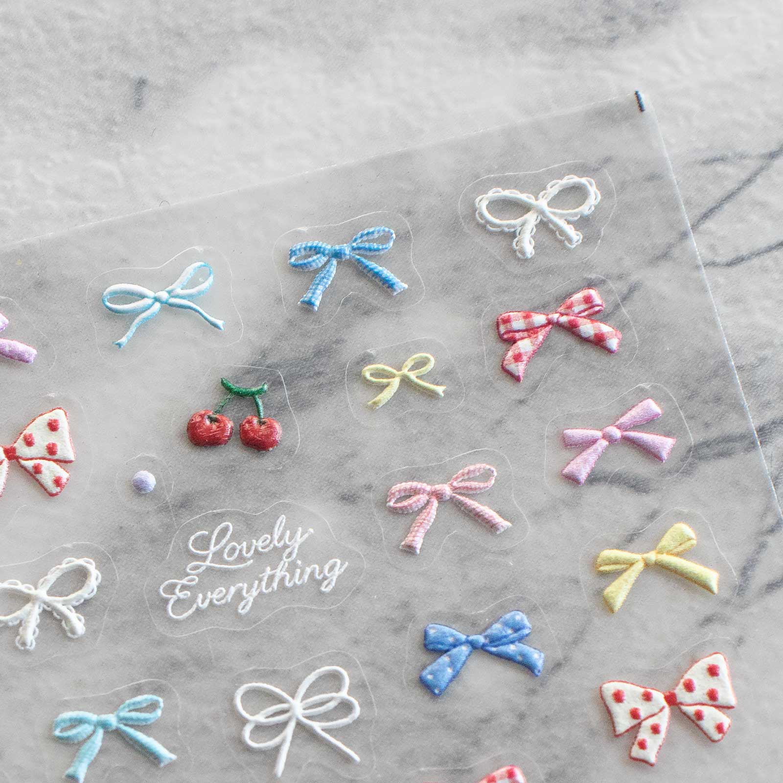5D Nail Sticker - Tiny Ribbon Bow