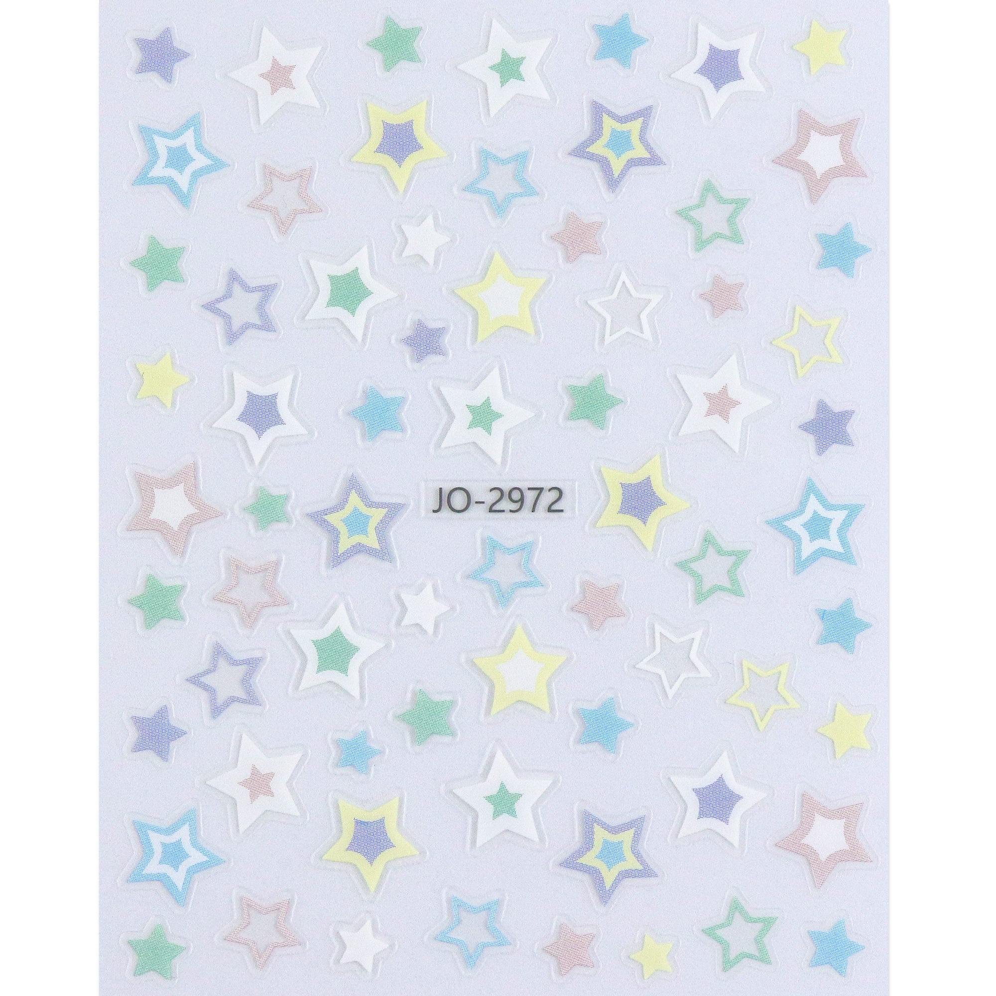 Nail Sticker - Pastel Stars