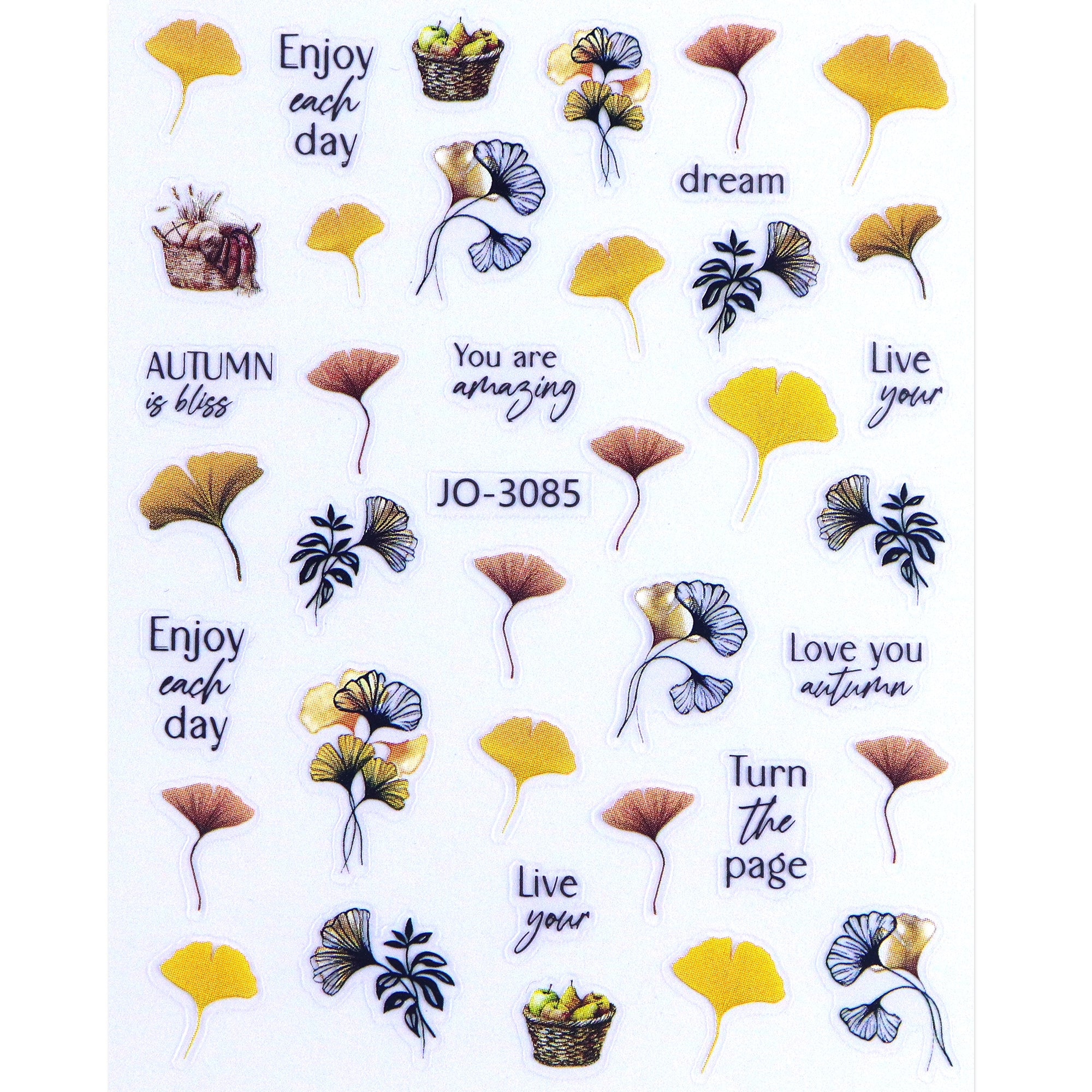 Nail Sticker - Happy Fall
