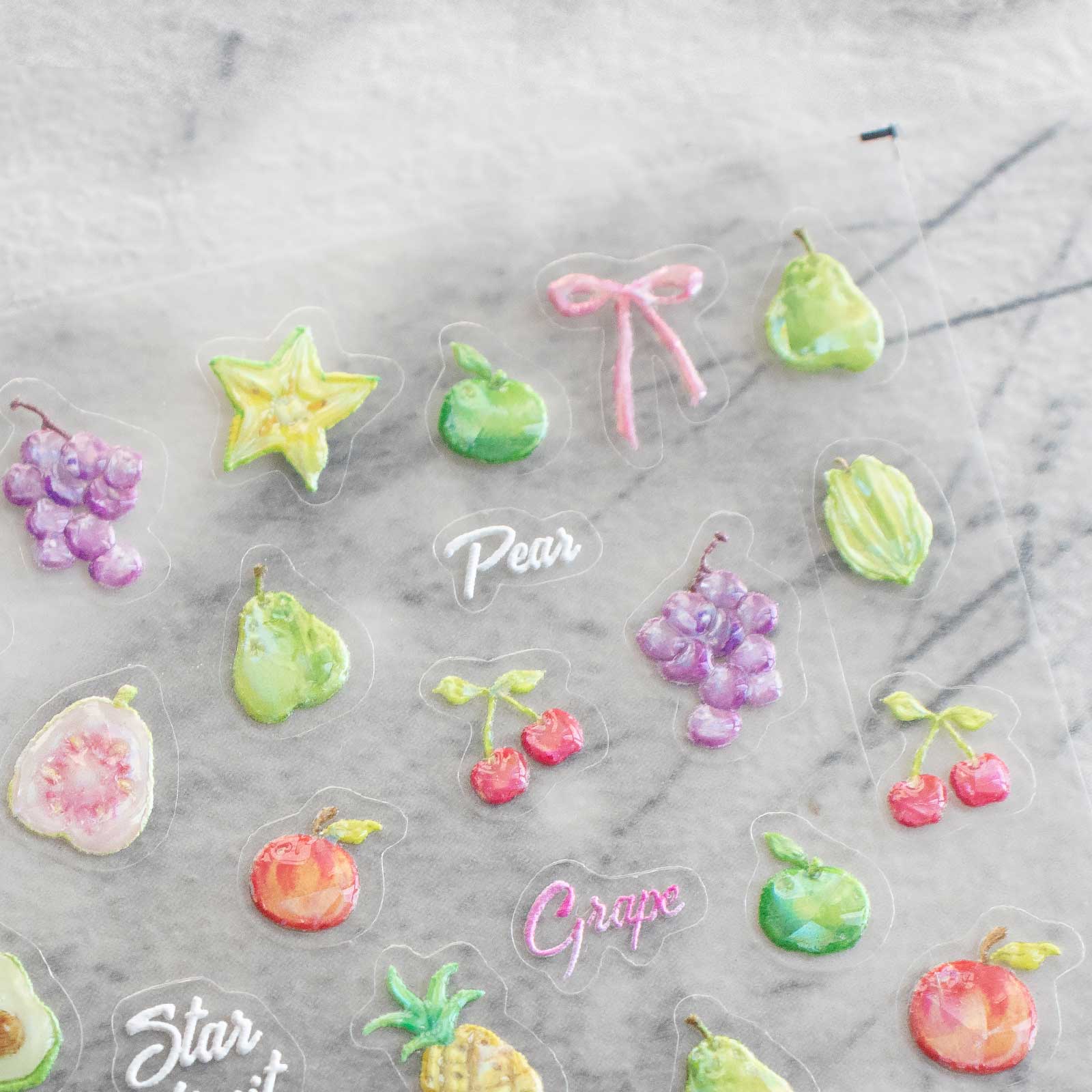 Jelly Nail Sticker - Summer Fruit