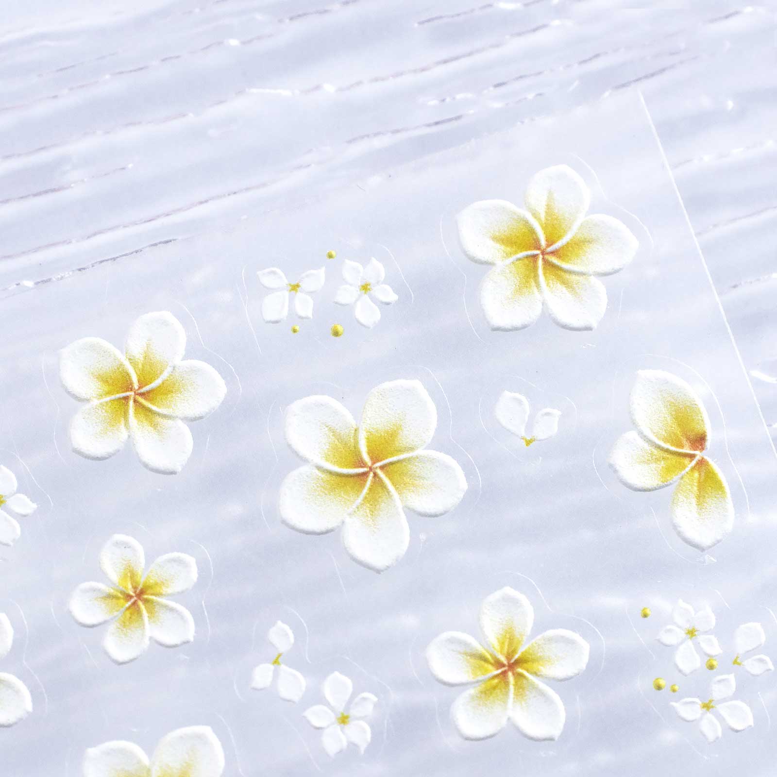 5D Nail Sticker - Passionate Plumeria