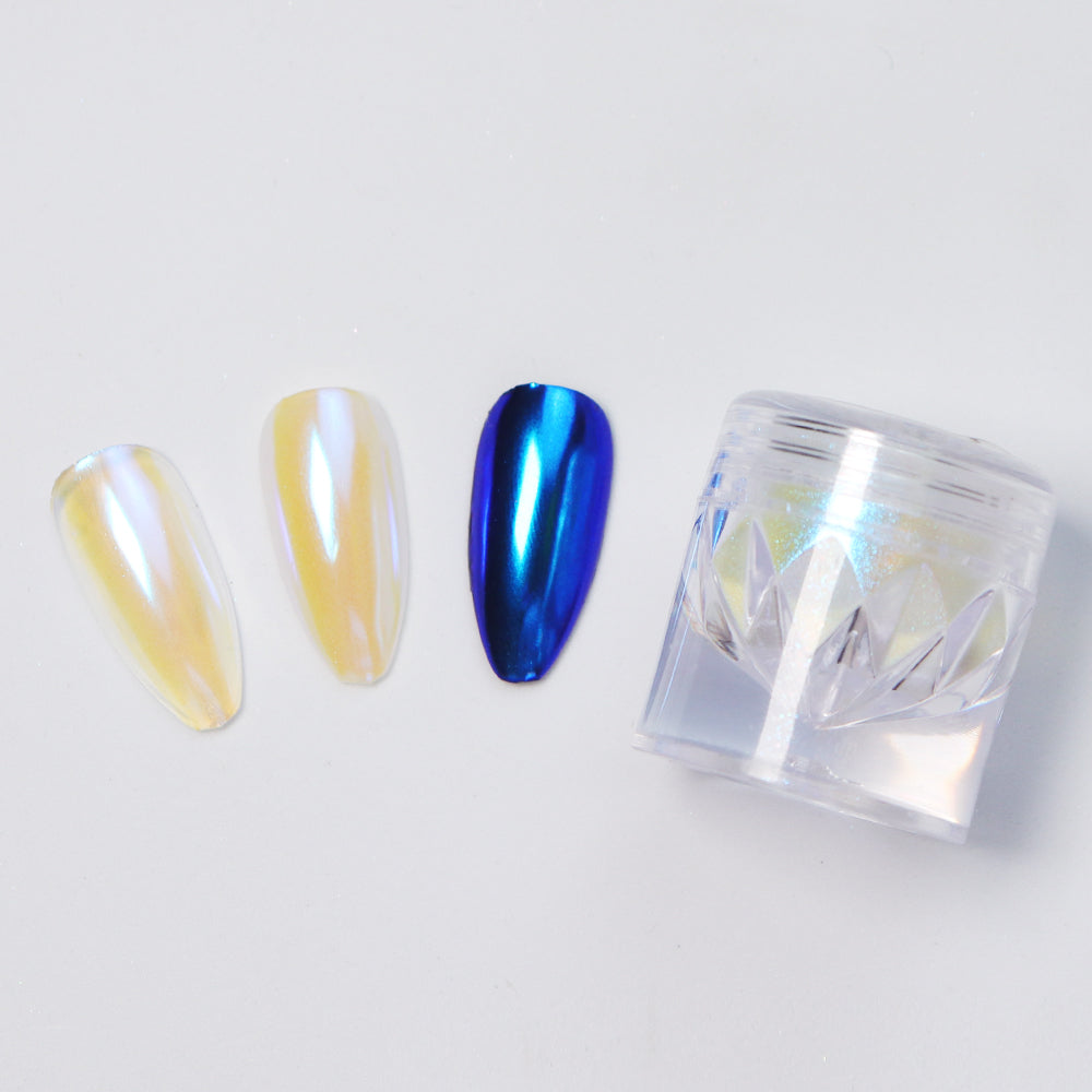 Nail Chrome Powder - VC08 Lightning Blue