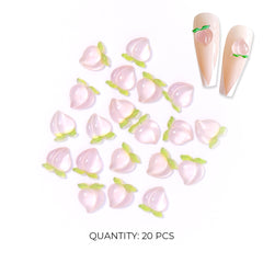 Peach Nail Art  Charms