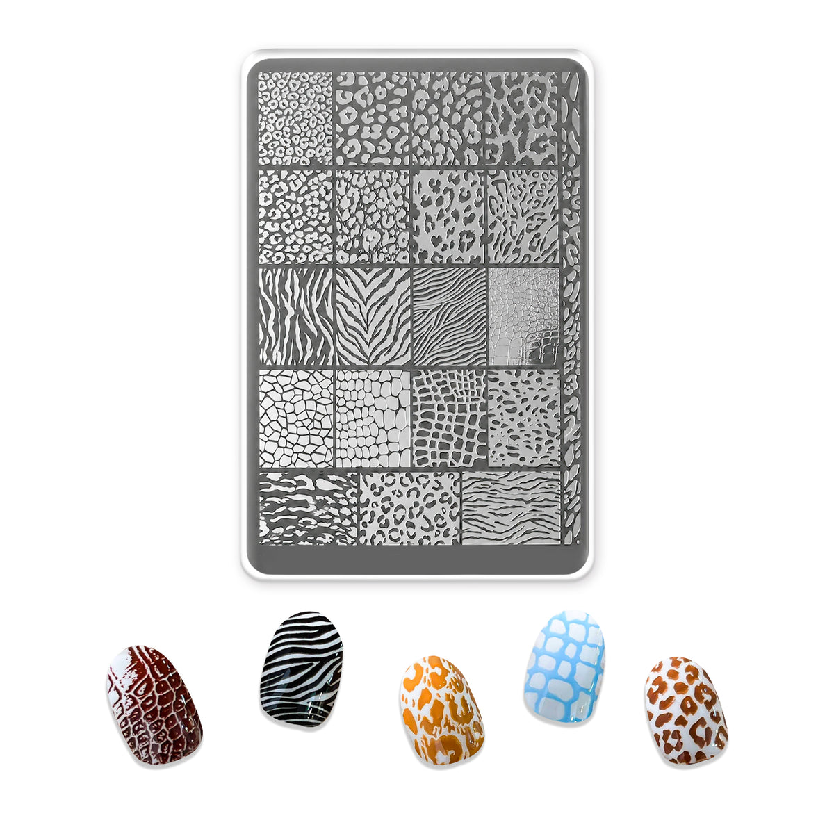 Nail Stamping Plates - Animal Print