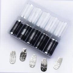 Nail Transfer Foil - Mesh Lace