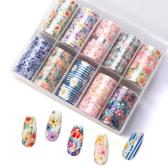 Nail Transfer Foil - Floral (Tropical)