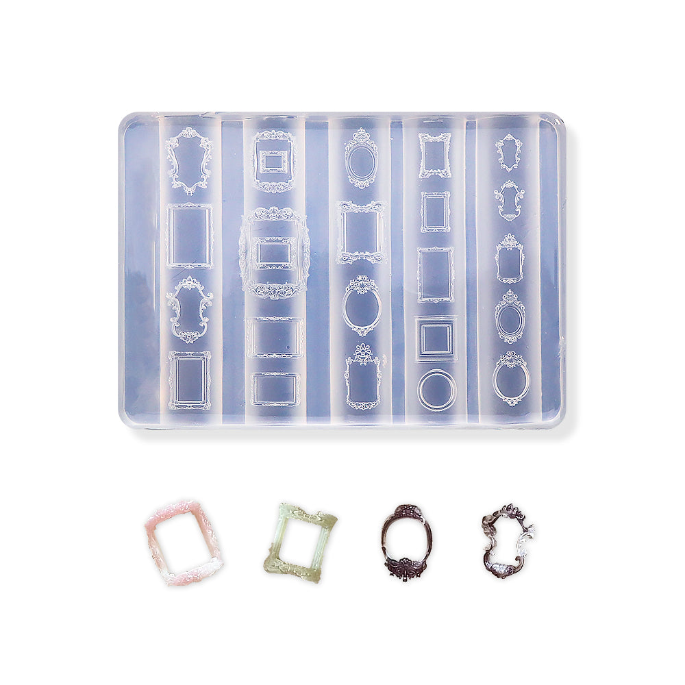 3D Nail Art Mold (Upgrade) - #38 European Frame