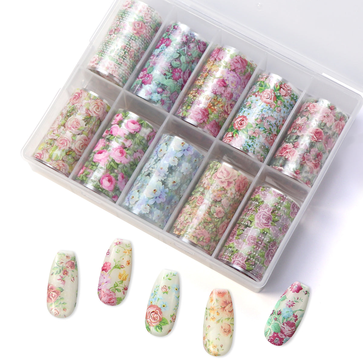 Nail Transfer Foil - Floral (Rose Garden)