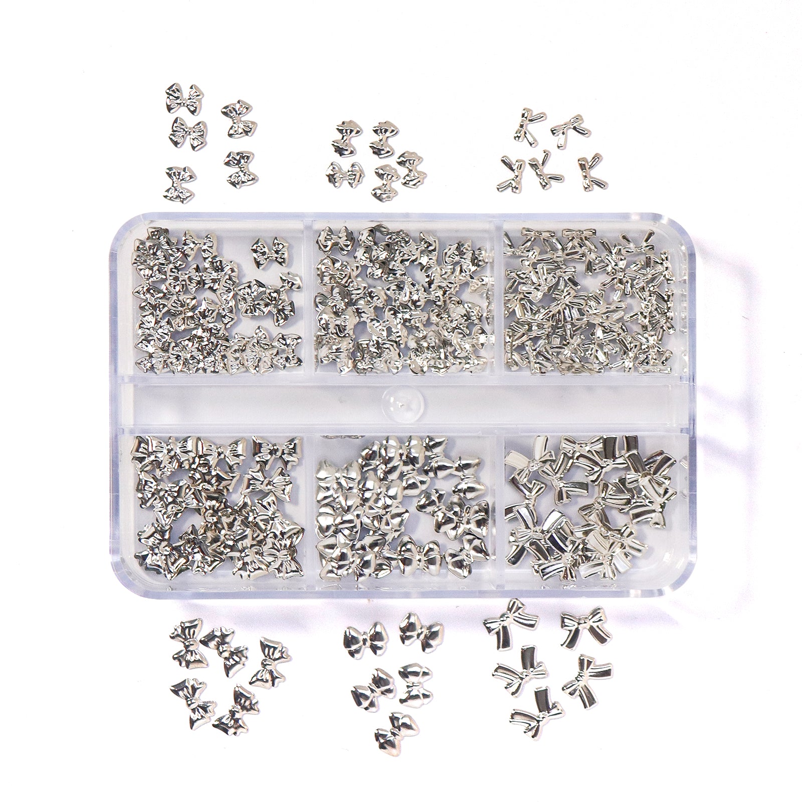 6 Grids Coquette Bow Charms