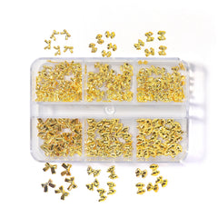 6 Grids Coquette Bow Charms