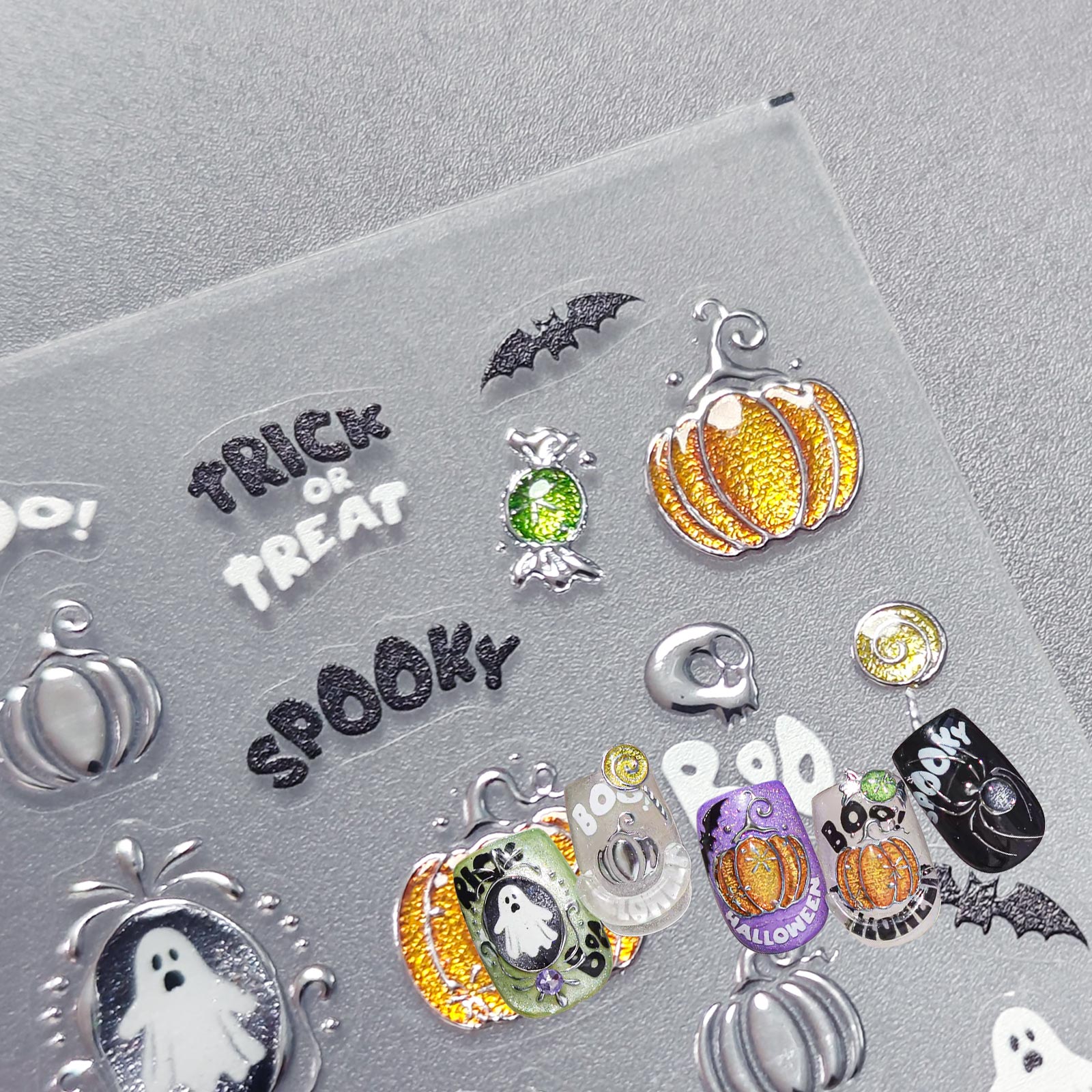 Jelly Nail Sticker - Trick or Treat