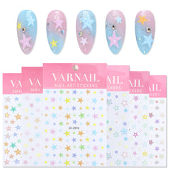 Nail Sticker - Pastel Stars