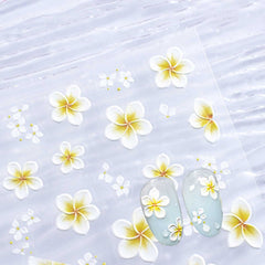 5D Nail Sticker - Passionate Plumeria