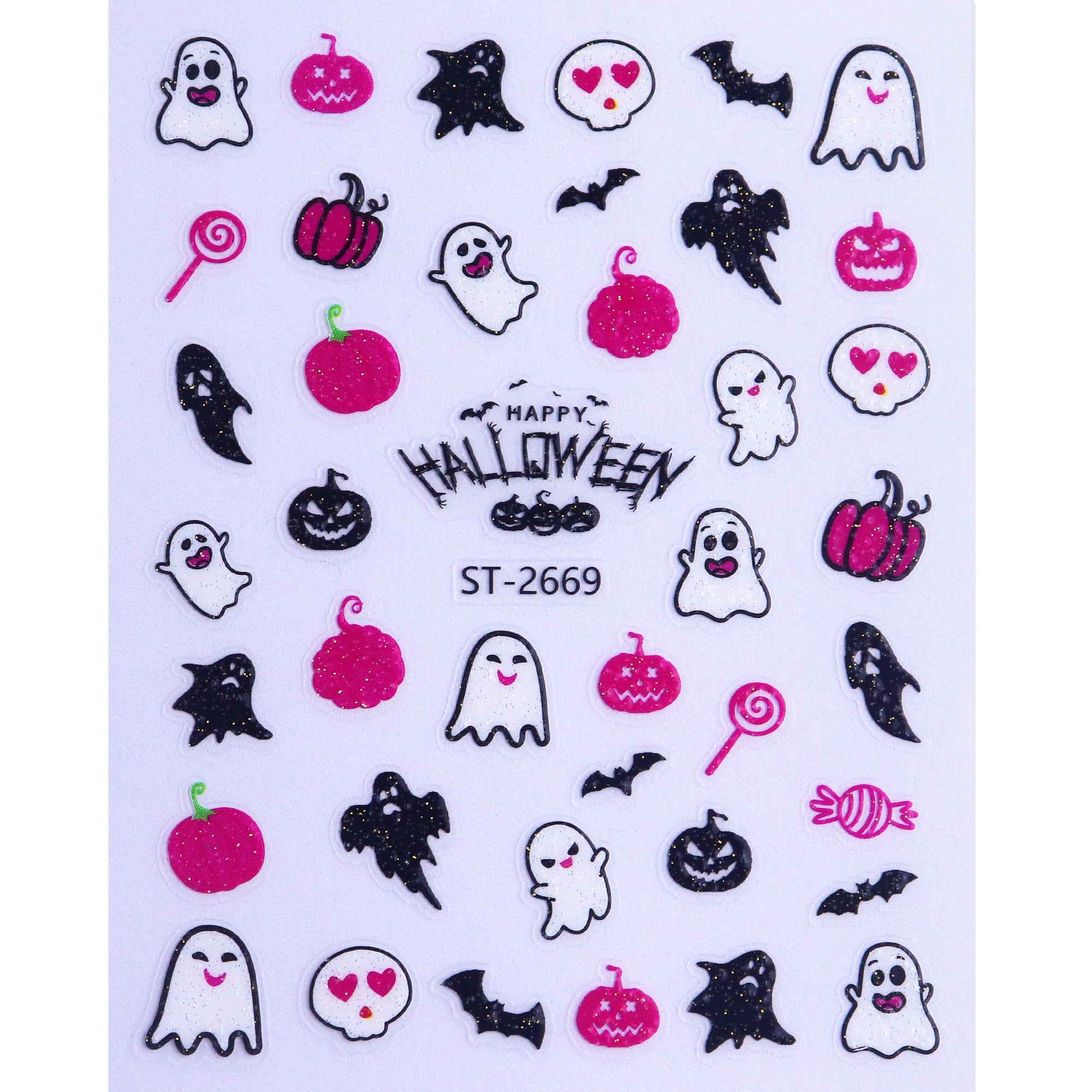 Nail Sticker - Cute Halloween