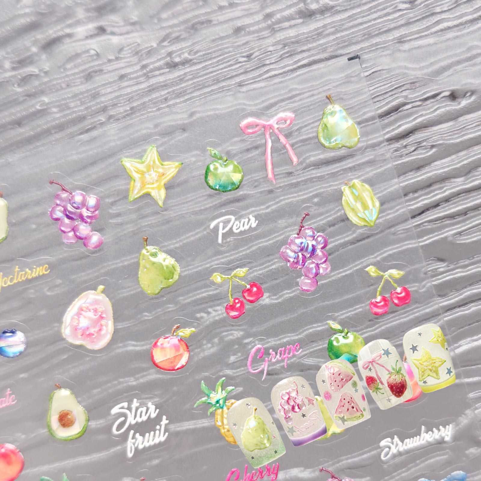 Jelly Nail Sticker - Summer Fruit