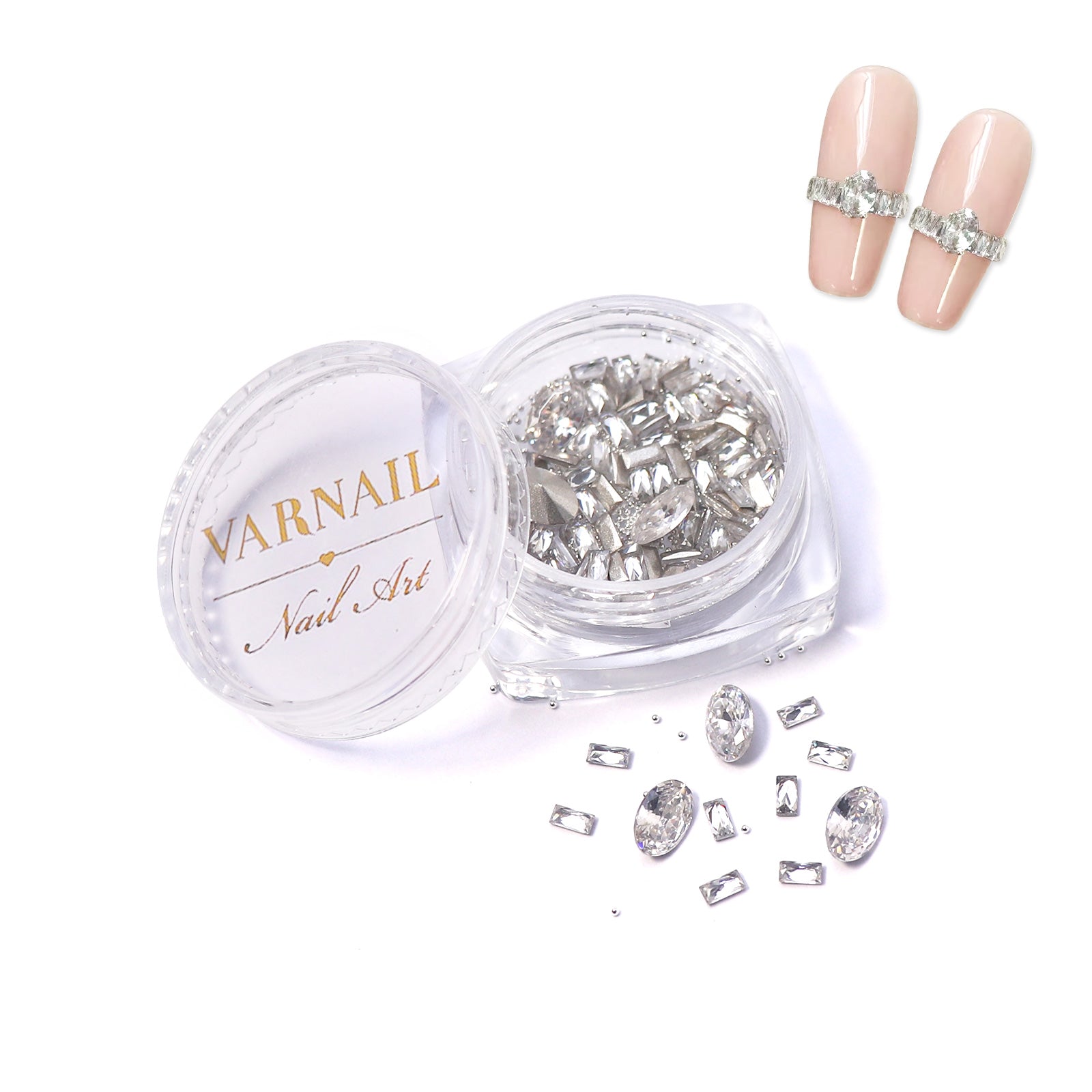 Diamond Ring Nail Rhinestone Kit