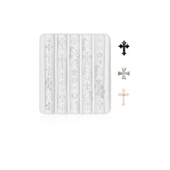 3D Nail Art Mold (Upgrade) - #57 Cross & Pin