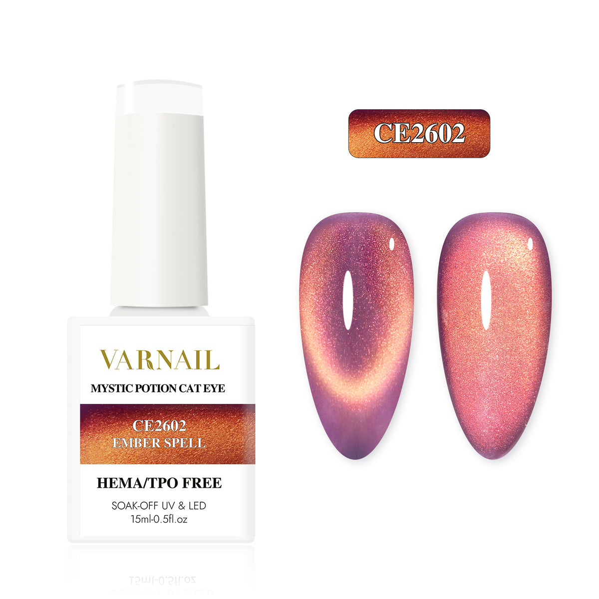 Mystic Potion Cat Eye (Hema-Free) - CE2602 Ember Spell