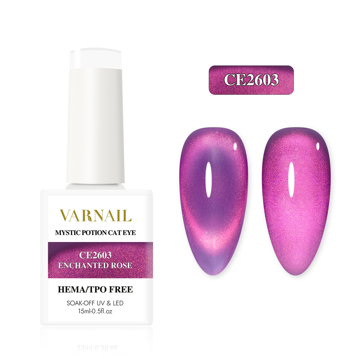 Mystic Potion Cat Eye (Hema-Free) - CE2603 Enchanted Rose