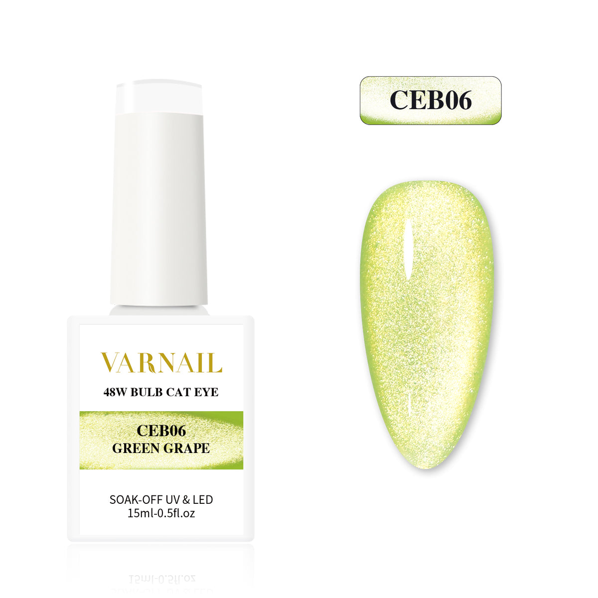48W Bulb Cat Eye - CEB06 Green Grape