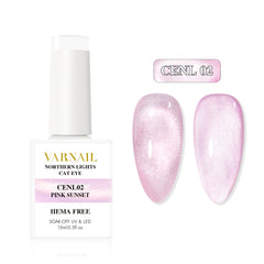 Northern Lights Cat Eye (Hema-Free) - CENL02 Pink Sunset
