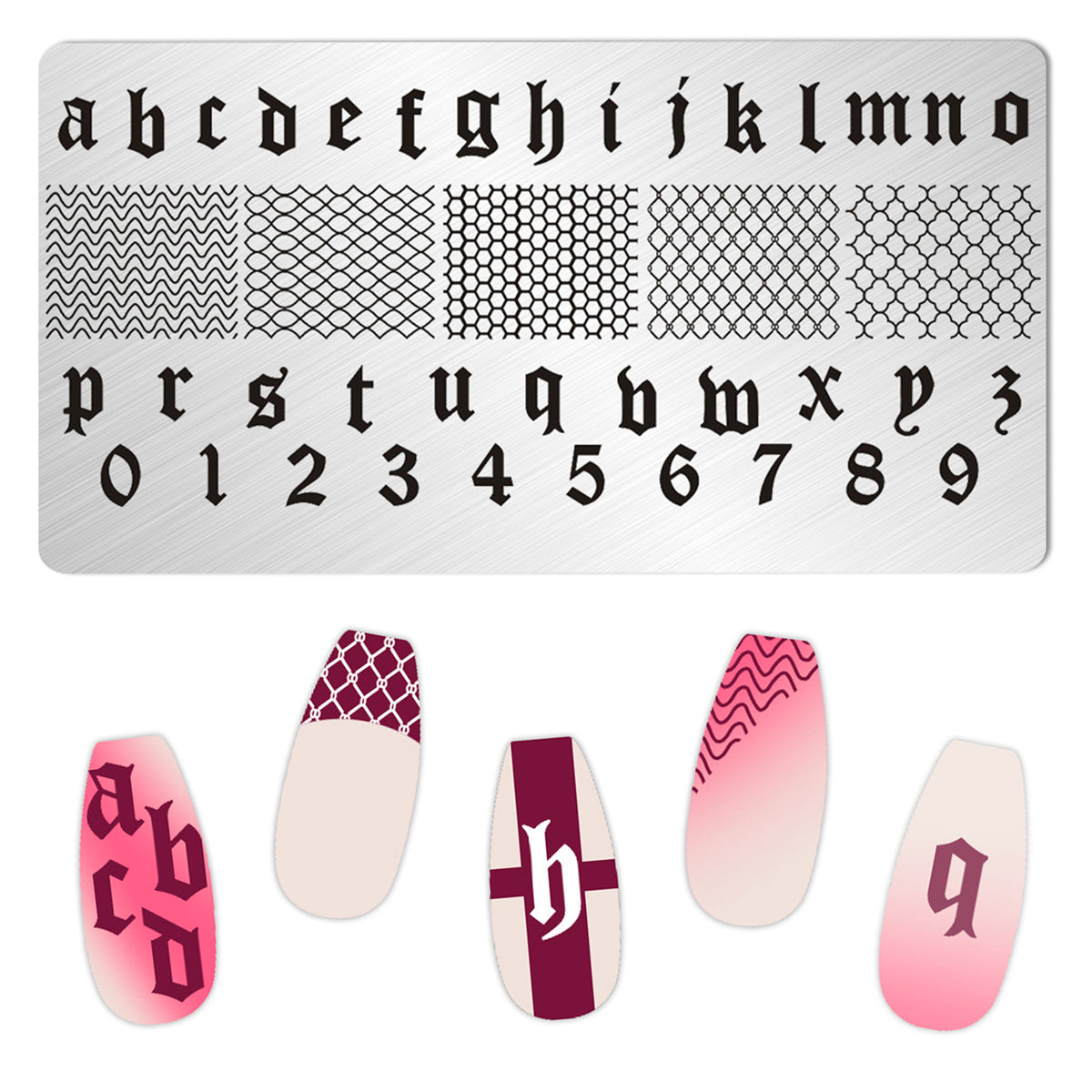 Nail Stamping Plates - Gothic
