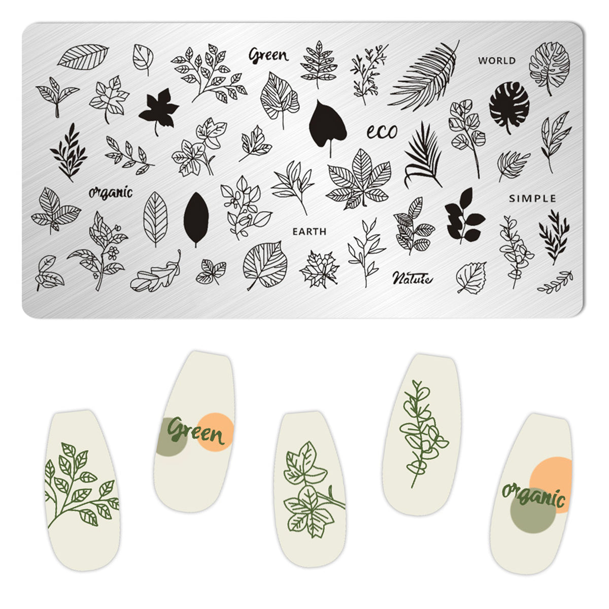 Nail Stamping Plates - Nature