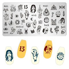 Nail Stamping Plates - Mythical