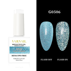 Hema-Free Crystal Sand Reflective Gel - G0506 Ocean Breeze