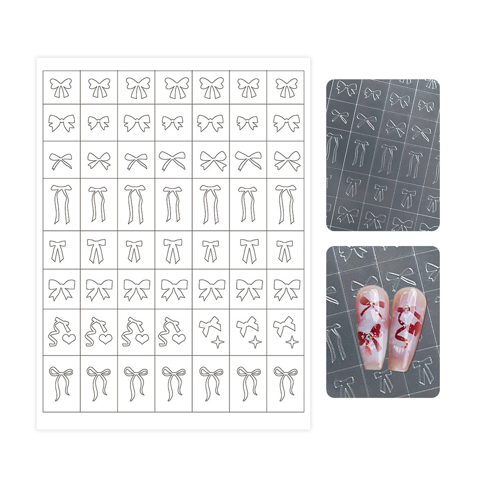 Hollow Popular Patterns Nail Stencil Sticker