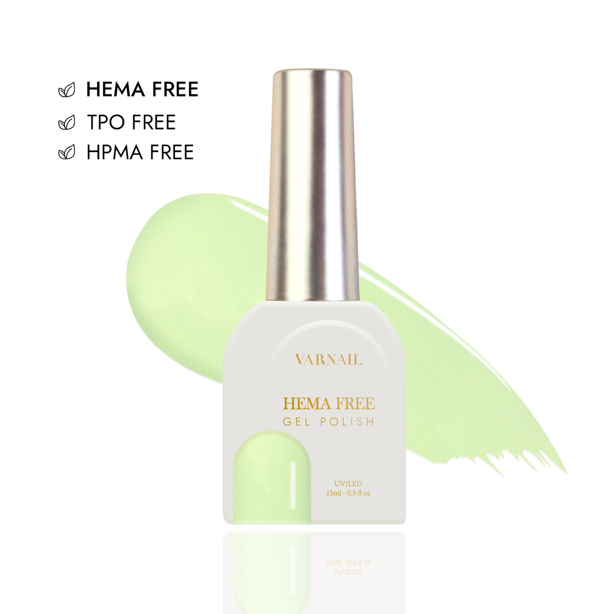 Hema-Free Gel Polish - 161 Cream Green